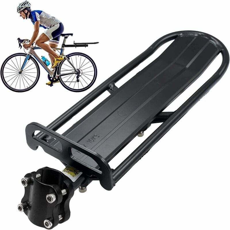 Fahrradträger, Gepäckträger Fürs Heck, Universell Verstellbarer Gepäckträger, Fahrradzubehör, Schnellverschluss-fahrradträger, Max. 10 Kg, Schnelle Montage