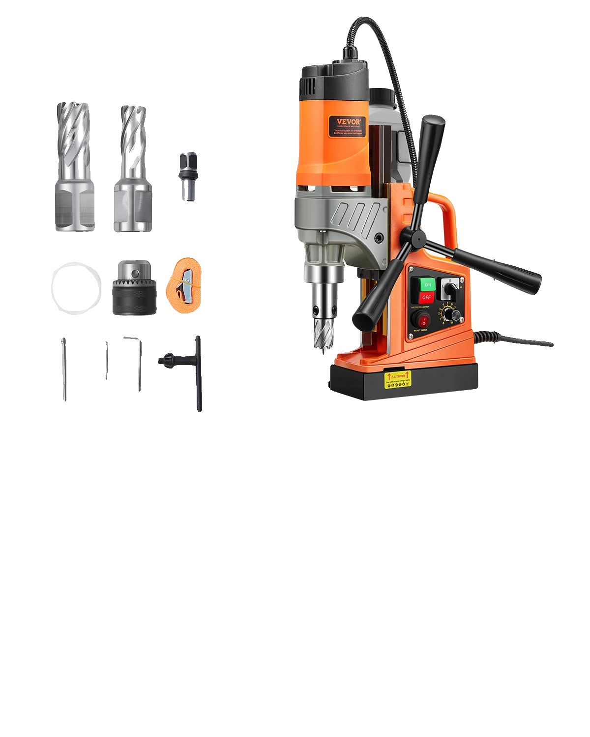Magnetbohrmaschine, 1450 W Leistung, Tragbares Design, 1450-w-2-teiliges Set