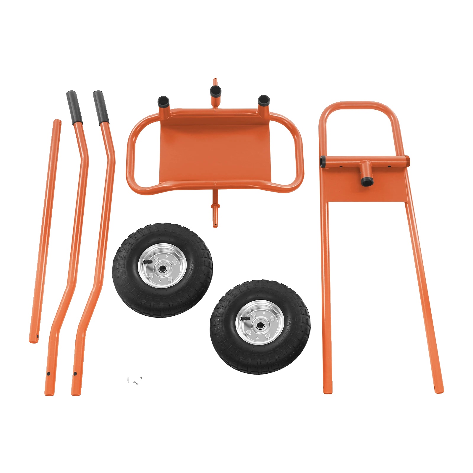 Transportwagen, 220 Kg Tragkraft, Benutzerfreundliches Design, Orange