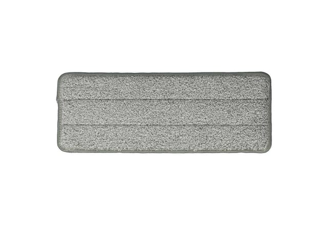 2x Wischbezug kompatibel mit Clean Maxx 09996 Wischmopp - Ersatzkopf, Polyester Grau Weiß - Vhbw