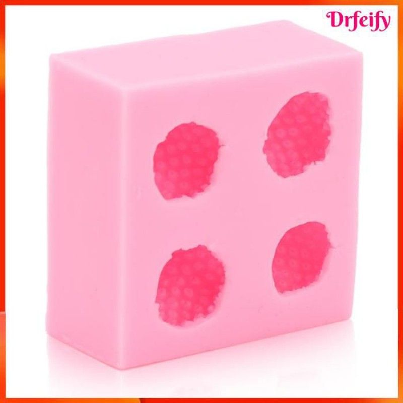 Silikon-fondantform – Erdbeere – Rosa – Lebensmittelechtes Silikon – Antihaftbeschichtung, Ofen- Und Mikrowellengeeignet