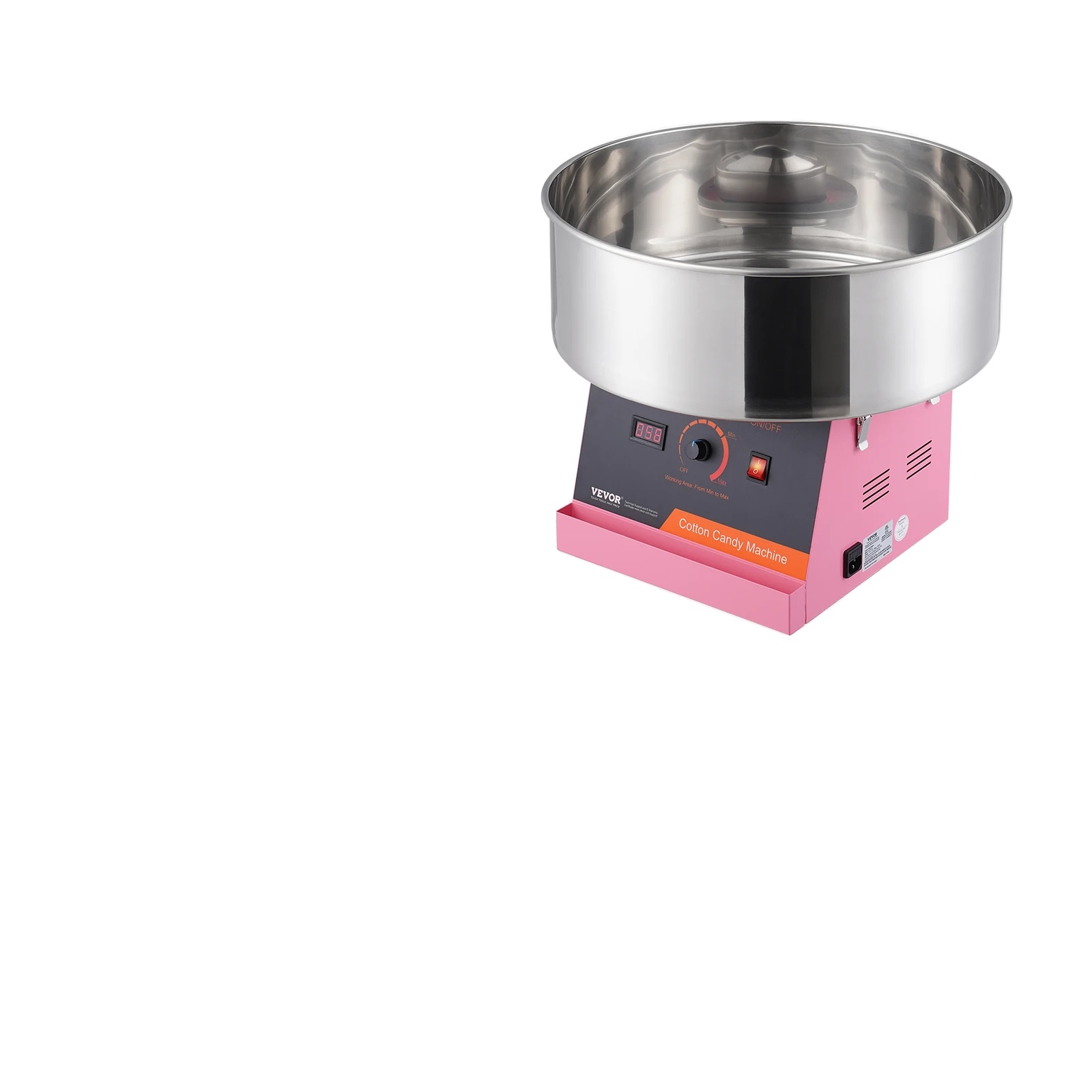 Zuckerwattemaschine, Hohe Effizienz, Einstellbare Temperaturregelung, Rosa