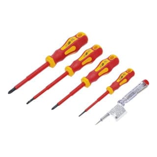 Bgs Technic - VDE-Elektriker-Schraubendreher-Satz Schlitz/Kreuzschlitz 5-tlg.