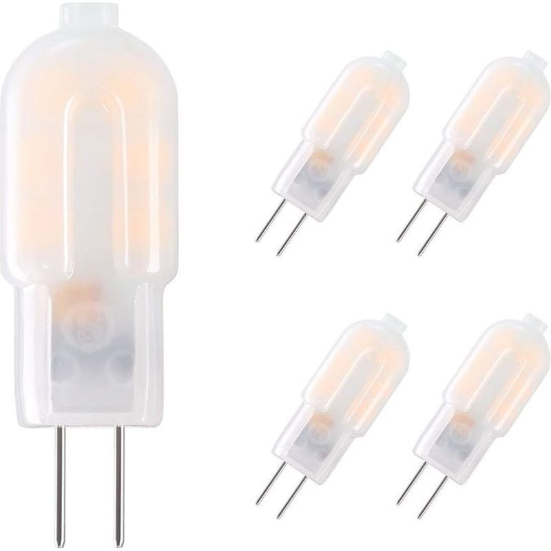 G4 2w Led-lampe – Entspricht 15w Halogen – 130 Lm, 3000 K – 5er-pack – 12v Ac/dc – 90% Energieersparnis