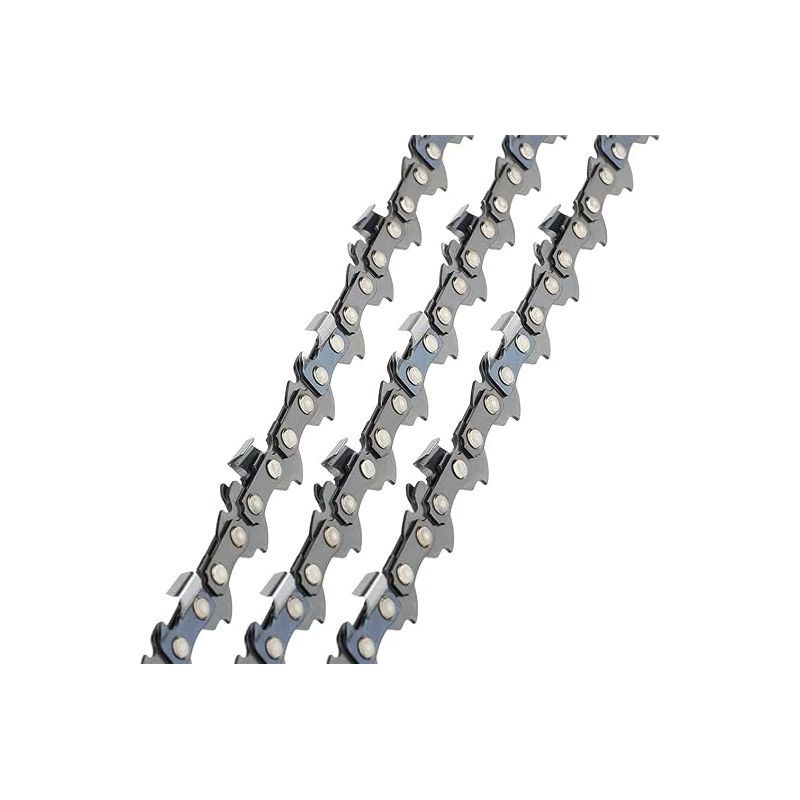 3 X Ms170 Kettensägenkette, 35 Cm, 3/8" Lp, 50 Treibglieder, 1,1 Mm, Rückschlagarm, Kompatibel Mit Stihl Kettensägenzubehör 3610 000 0050