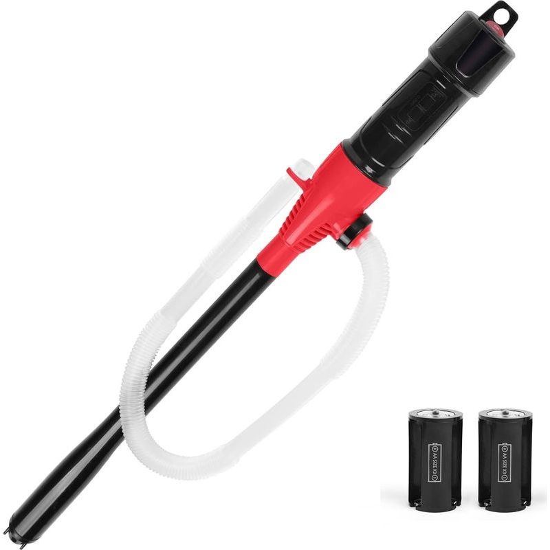 Elektrische Transferpumpe (2,2 Gpm) – Schnelles Ansaugen Von Benzin, Öl Und Diesel – 1"-saugrohr – Kompakt Und Tragbar