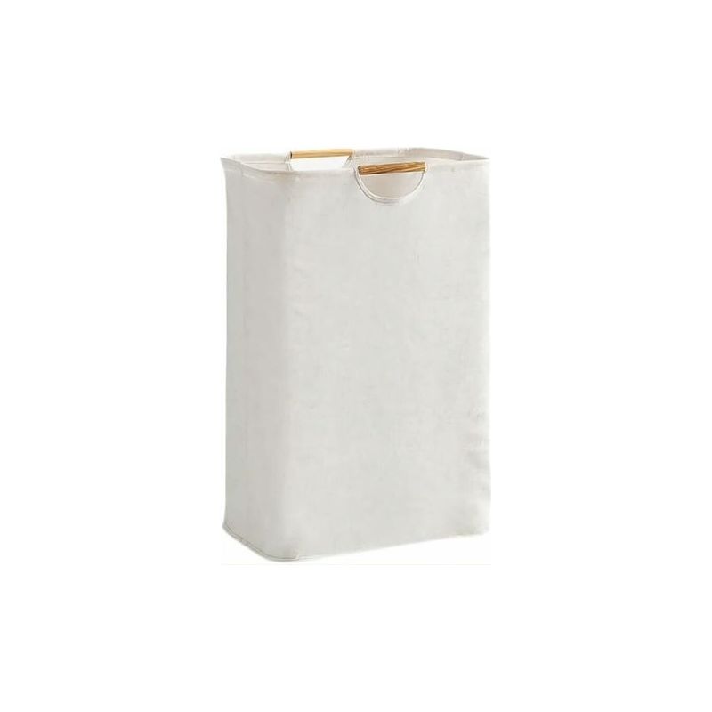 – Wasserdichter, Faltbarer Wäschekorb (72 L) – Ideal Für Den Einfachen Transport Nasser Wäsche Und Anderer Gegenstände – Maße: 40 X 30 X 60 Cm – Beige
