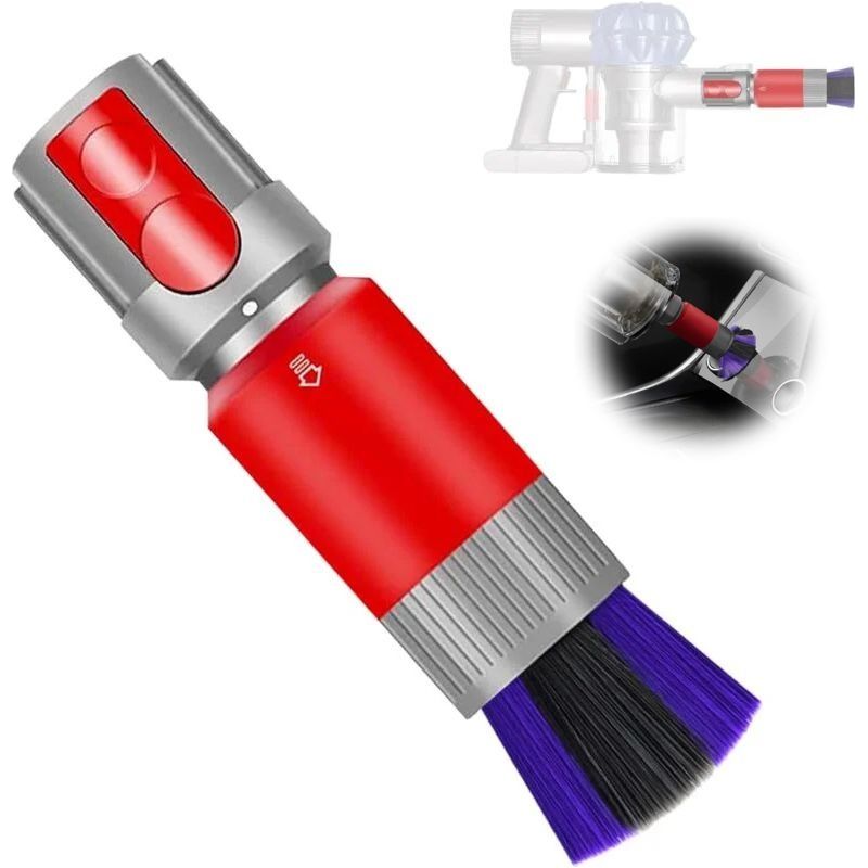 Kratzfreie Staubbürste Für Dyson V7, V8, V10, V11 Und V15 – 8100 Ultrafeine Borsten – Selbstreinigend – Schnelle, Werkzeuglose Montage