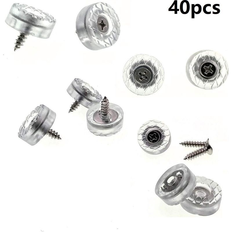 Stuhlgleiter 40 X 18 Mm – Rutschfest Und Feuchtigkeitsbeständig – Für Parkett- Und Fliesenböden – Einfache Montage Mit M4-schrauben