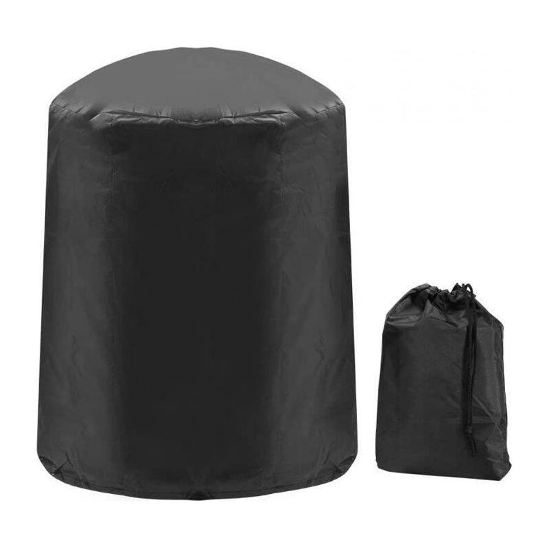 Runde Grillabdeckung 76 X 91 Cm – Wasserdichtes Oxford-gewebe – Wetter- Und Staubdicht – Verstellbarer Spanngurt