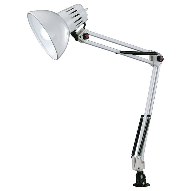 Gelenkleuchte/Klemmlampe tajo, E27, Höhe max. 90cm verstellbar, weiß