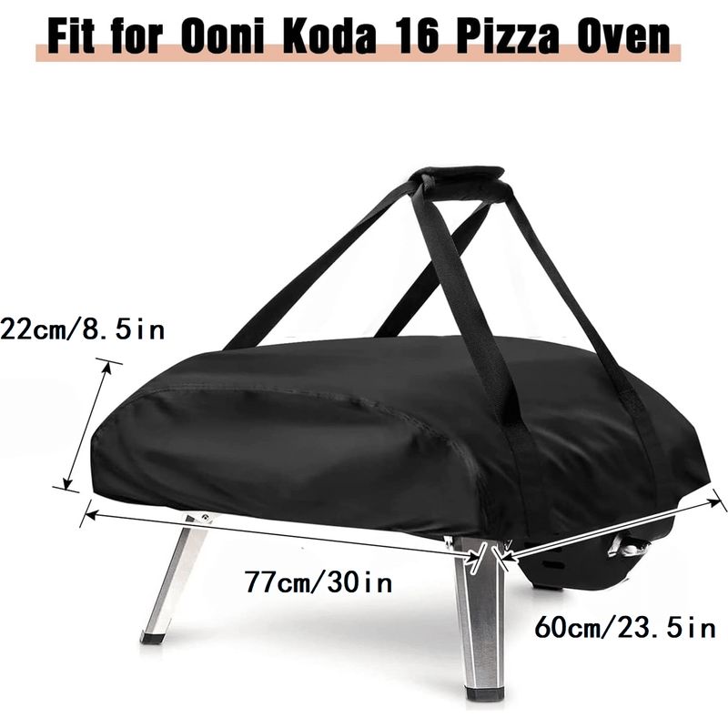 Pizzaofenabdeckung 77 X 60 X 22 Cm – Wasserdichtes 420d Oxford-gewebe – Wetterfest – Ooni Koda Zubehör 16