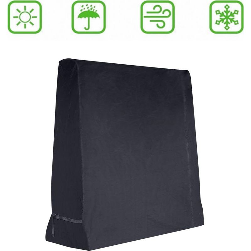 Tischtennisplattenabdeckung 185 X 165 X 70 Cm – Wasserdichtes 210d Oxford-gewebe – Wetter- Und Uv-schutz – Kompatibel Mit Den Meisten Modellen – Cm 201 D