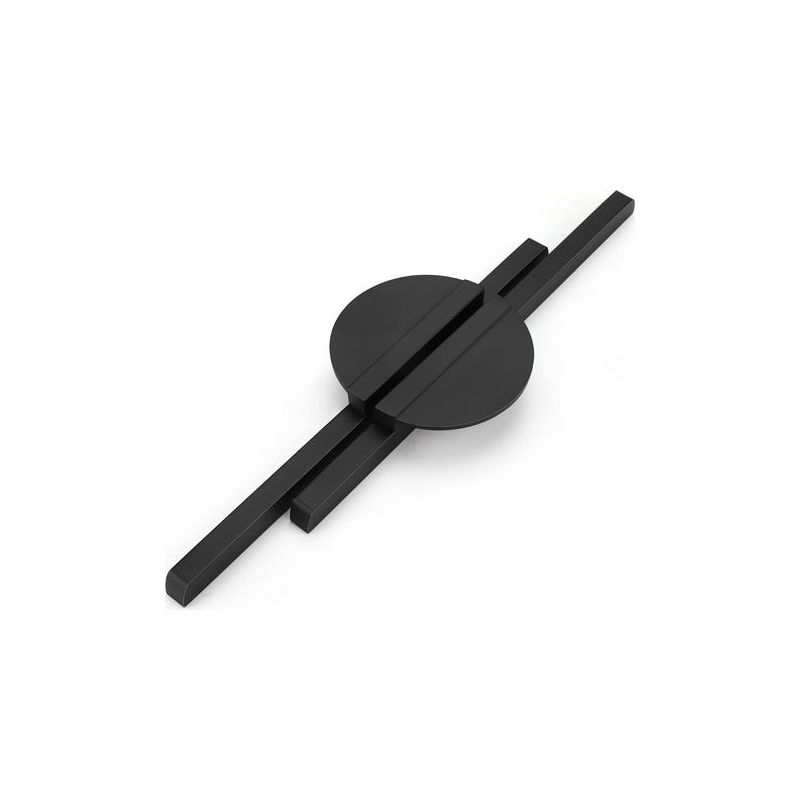 Set Mit 2 Küchenschrankgriffen, 160 Mm – Schwarzes Aluminium – Halbkreis – M4-schrauben Inklusive – Für Schränke Und Schubladen
