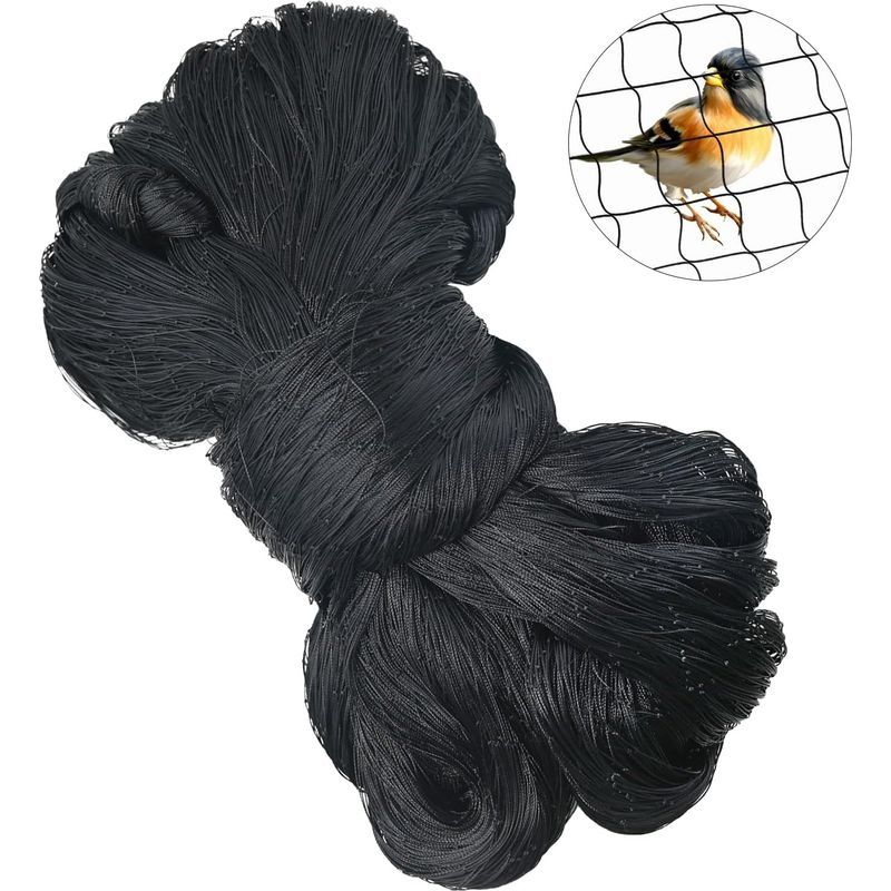 10 M X 10 M Vogelschutznetz Für Schwarze Vögel, Volierennetz, Garten- Und Teichschutznetz, Robustes Schutznetz