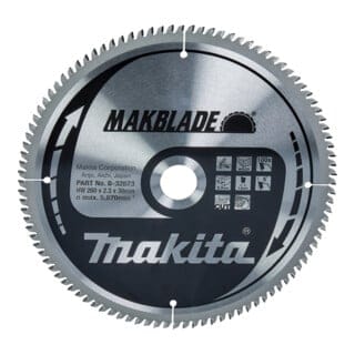 Zubehör - Sägeblatt Holz, 260x30 mm, 100 Zähne B-32873 - Makita