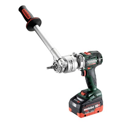 Metabo - Akku-Bohrschrauber bs 18 ltx bl q i x 145 l, 18V 2x5.5Ah LiHD + asc 145, incl. Drehmomentvorsatz PowerX3