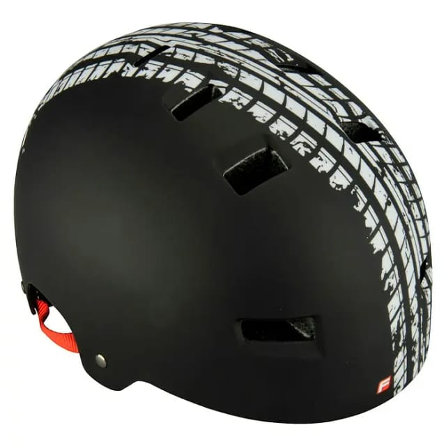 Fahrradhelm bmx Track s/m schwarz matt Helm - Fischer
