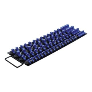 Bgs Technic - Aufsteckschienen-Set für Steckschlüssel-Einsätze mit 80 Clips für Einsätze 6,3 mm (1/4'), 10 mm (3/8'), 12,5 mm (1/2')