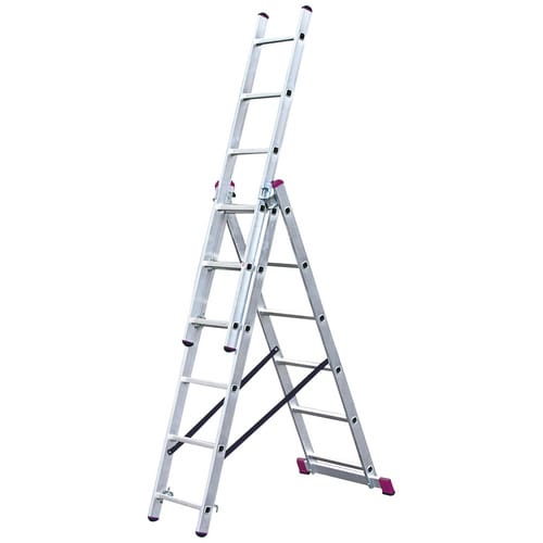 KRAUSE Corda VielzweckLeiter Aluminium 3x 6 Sprossen