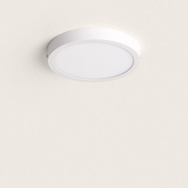 Efectoled - LED-Deckenleuchte 18W Rund Superslim Wählbar cct Ø205 mm Wählbar (Warm-Neutral-Kalt)