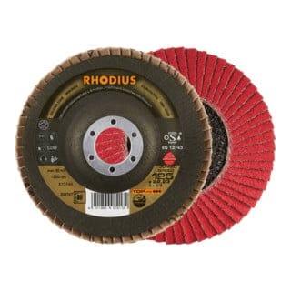 Rhodius - jumbo speed, 5 Stück, 125 mm, Korn 60, Fächerschleifscheibe