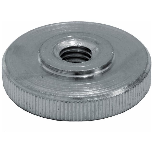 Din 467 Rändelmuttern, flache Form, m 8, A1 blank - Reidl
