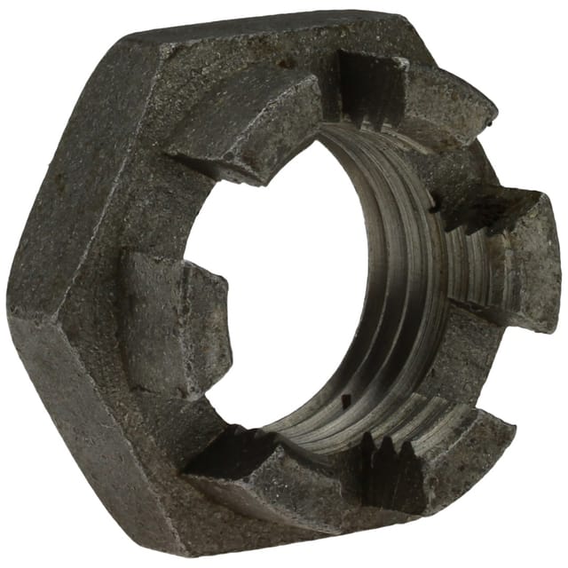 Reidl - din 937 Kronenmuttern, niedrige Form, m 20 x 1,5, 17 h Feingewinde blank