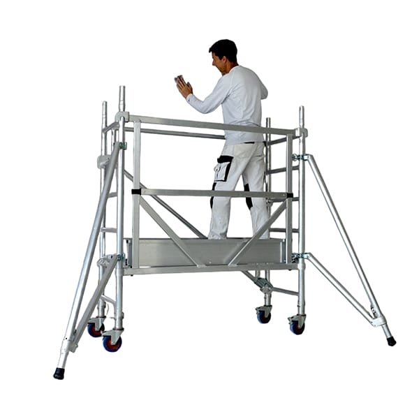 Matisère - Rollgerüst aus Alu 1 Gerüstplatte - Max. Arbeitshöhe 2.60m - 7014001