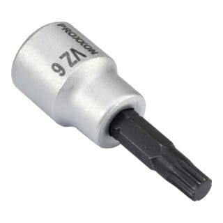 Proxxon - 3/8' Vielzahn-Einsatz vz 8, 50 mm lang - 23631