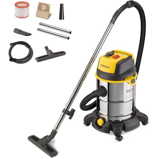 SXVC30XTDE Nass- und Trockensauger (1.600 w, 30 l) - Stanley