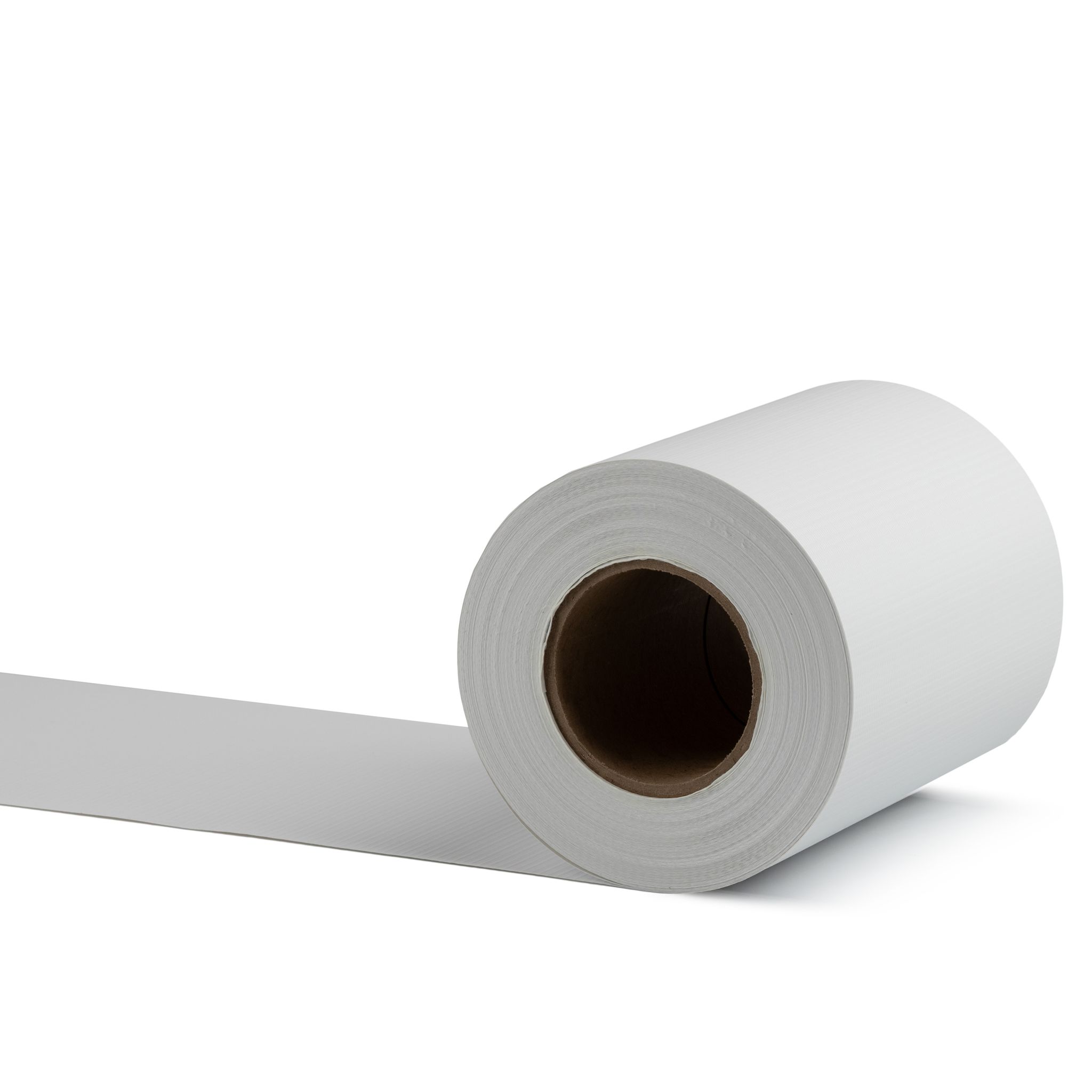 Electronicx Pvc Sichtschutzstreifen Sichtschutzrolle Weiß Ral 9003 Doppelstabmatten 35m X 19cm 450g/m² Inkl. 20 Befestigungsclips - Premium
