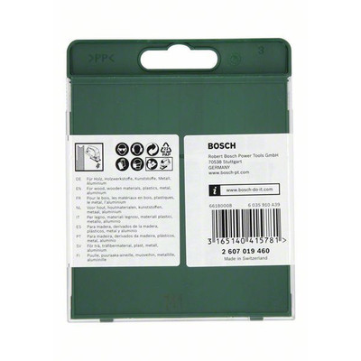 10-teilige Sägeblattkassette Holz/Metall/Kunststoff (U-Schaft) - Bosch