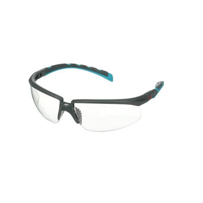 S2001SGAF-BGR Schutzbrille mit Antibeschlag-Schutz, mit Antikratz-Schutz Türkis, Grau en 166 din - 3M