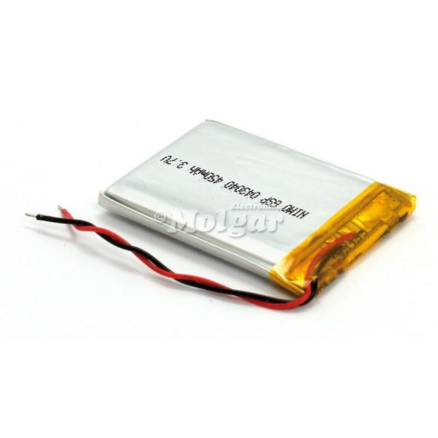 3,7V 420mA Lithium-Polymer-Akku mit Kontrollschalter