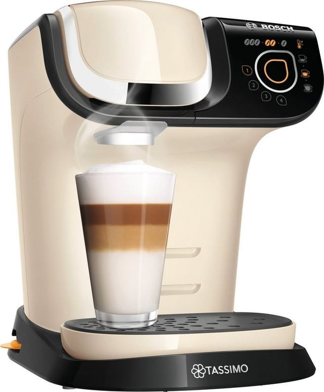 Bosch Tassimo My Way 2 TAS6507, Kapselmaschine ,creme/schwarz