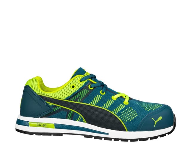 PUMA Elevate Knit Green Low 643170-46 Sicherheitsschuh S1P Schuhgröße (EU): 46 Grün, Gelb 1 St.