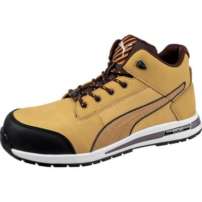 Puma - Dash Wheat Mid hro src 633180-45 Sicherheitsstiefel S3 Schuhgröße (eu): 45 Beige, Braun 1 St.