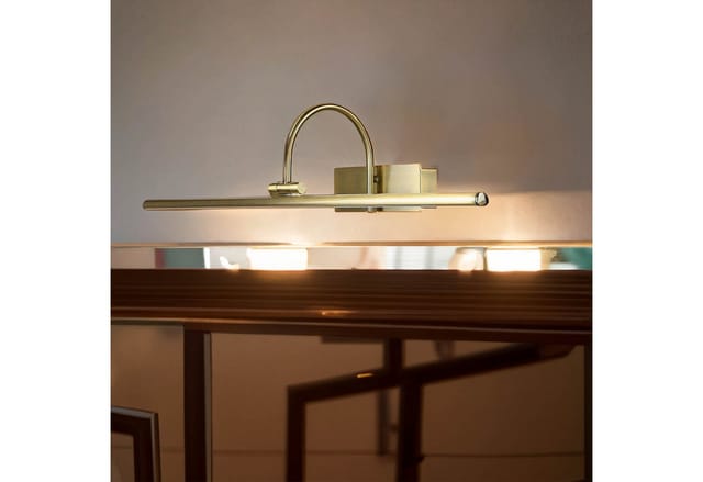Led Bilderleuchte in Messing Antik Jugendstil 12W