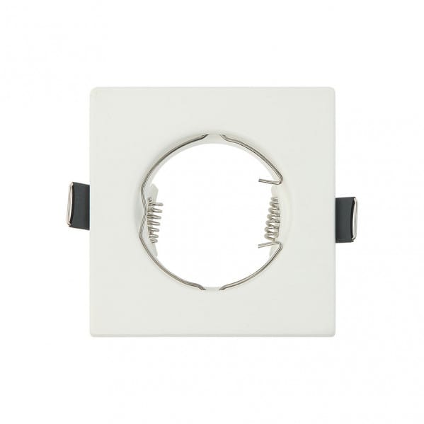 Fabrilamp - fab 14428FC01 Vertieft Magura 1xgu10 Quadratisch Weiß 2,5x8,2x8,2 Cm Schneiden 7 Lampenfassungen enthalten