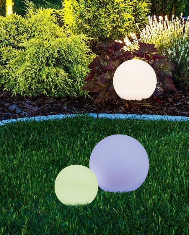 Trio Lighting - Solar Außenleuchte melo Kugelleuchte Garten - Dekokugel ø 20 cm