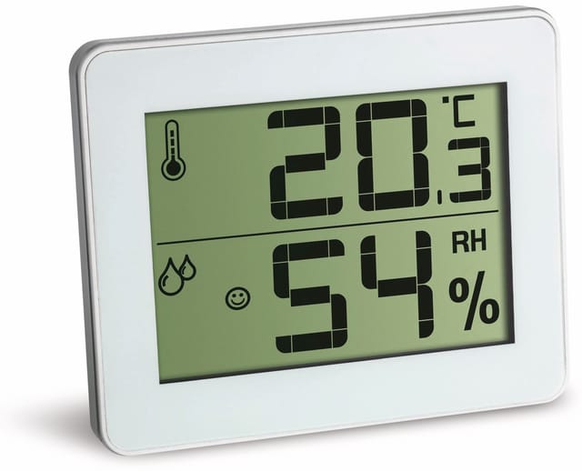 TFA - Digitales Thermo-Hygrometer 30.5027.02, weiß