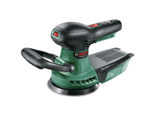 Advanced Orbit 18 Sander Akku Exzenterschleifer 18 v + Schleifpapier - ohne Akku und Lader - Bosch