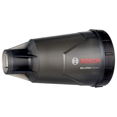Staubbox mit Filter (schwarze Ausführung), passend zu: gss - Bosch