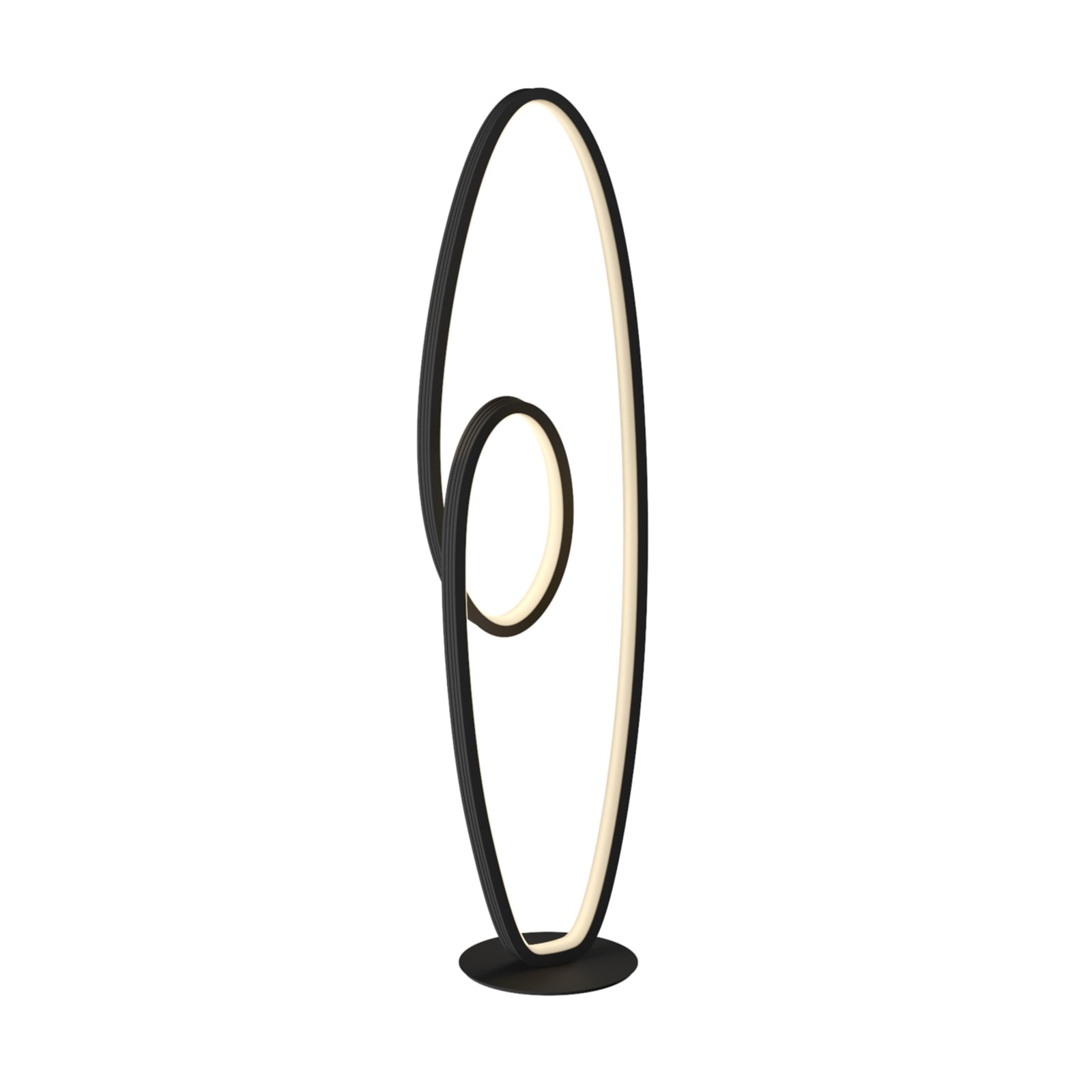 [neuwertig] B-ware Lucande Stehleuchte Bronwyn Led Dimmbar Anthrazit Aluminium 122cm 32w 3200lumen