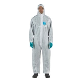 Schutzoverall AlphaTec® 1500 Plus Größe xxxl weiß PSA-Kategorie iii