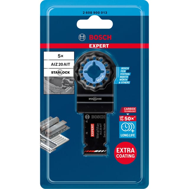 Expert MetalMax aiz 20 ait Blatt für Multifunktionswerkz., 40 x 20 mm, 5 Stück - Bosch