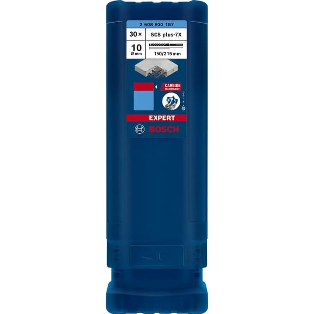 Expert sds plus-7X Hammerbohrer, 10 x 150 x 215 mm, 30-tlg - Bosch