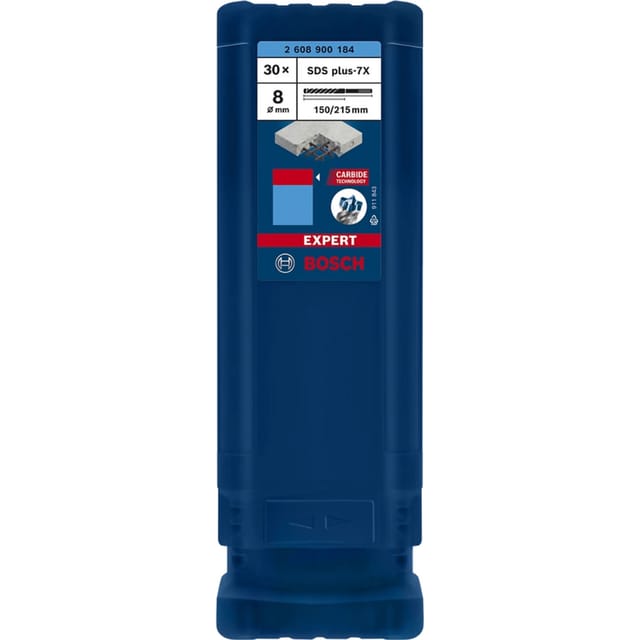 Expert sds plus-7X Hammerbohrer, 8 x 150 x 215 mm, 30-tlg - Bosch