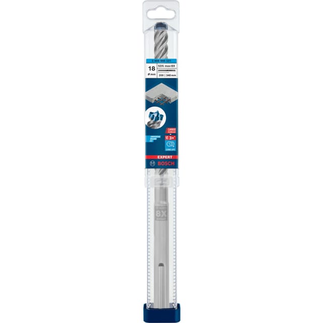 Expert sds max-8X Hammerbohrer, 18 x 200 x 340 mm - Bosch